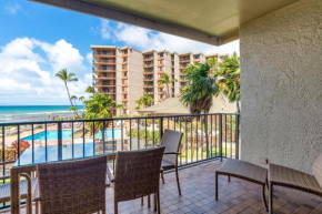 KBM Resorts: Kaanapali Shores KS-258 Ocean View Extra Large Steps to Pool Includes Rental Car